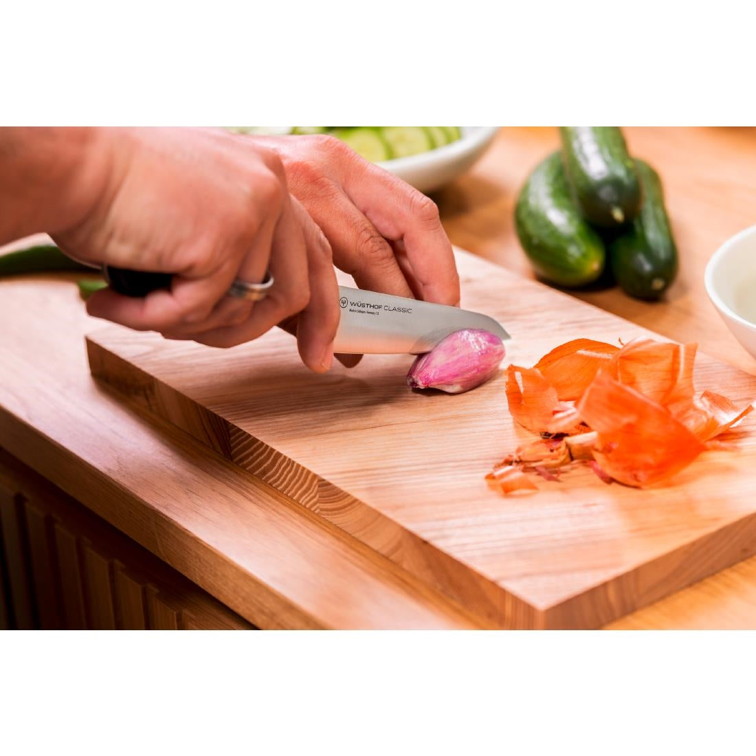 Wüsthof Classic Asian Utility Knife Black 12cm