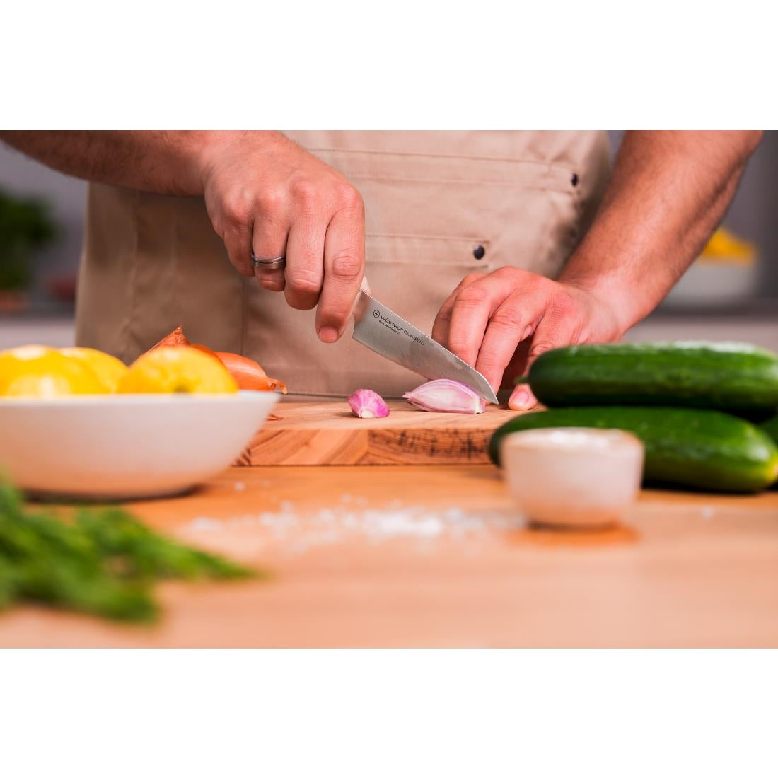 Wüsthof Classic Asian Utility Knife Black 12cm