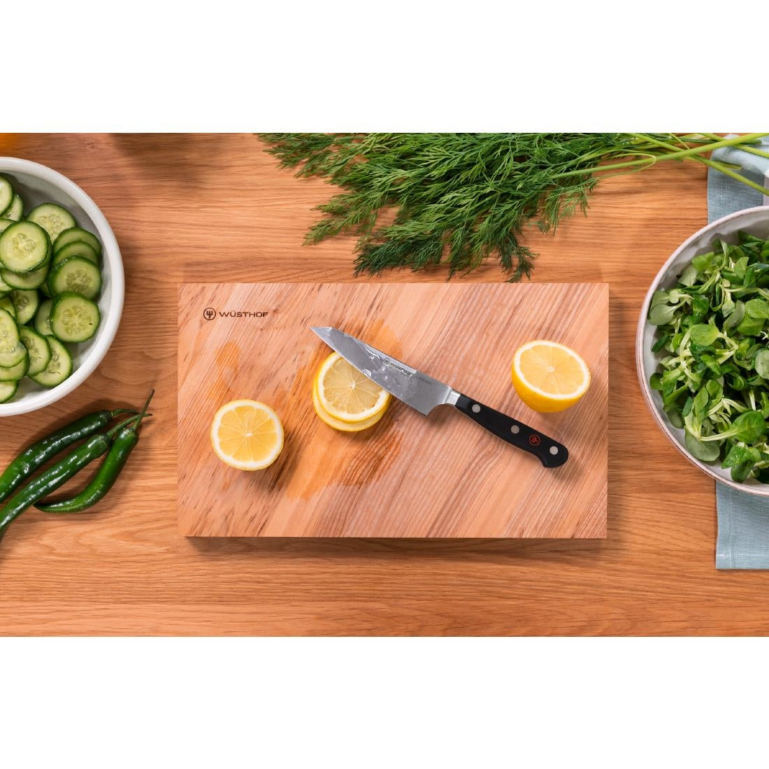 Wüsthof Classic Asian Utility Knife Black 12cm