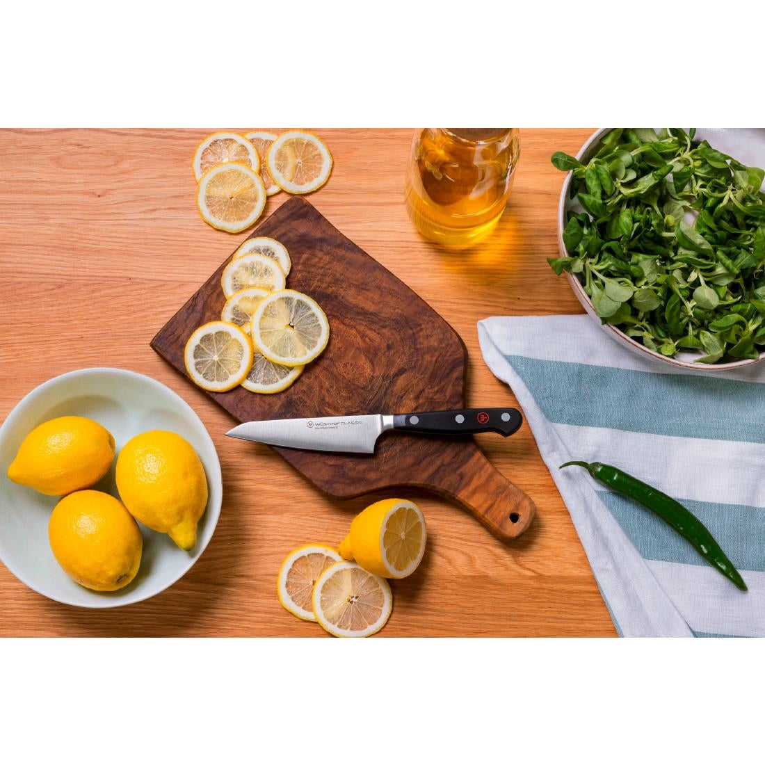 Wüsthof Classic Asian Utility Knife Black 12cm