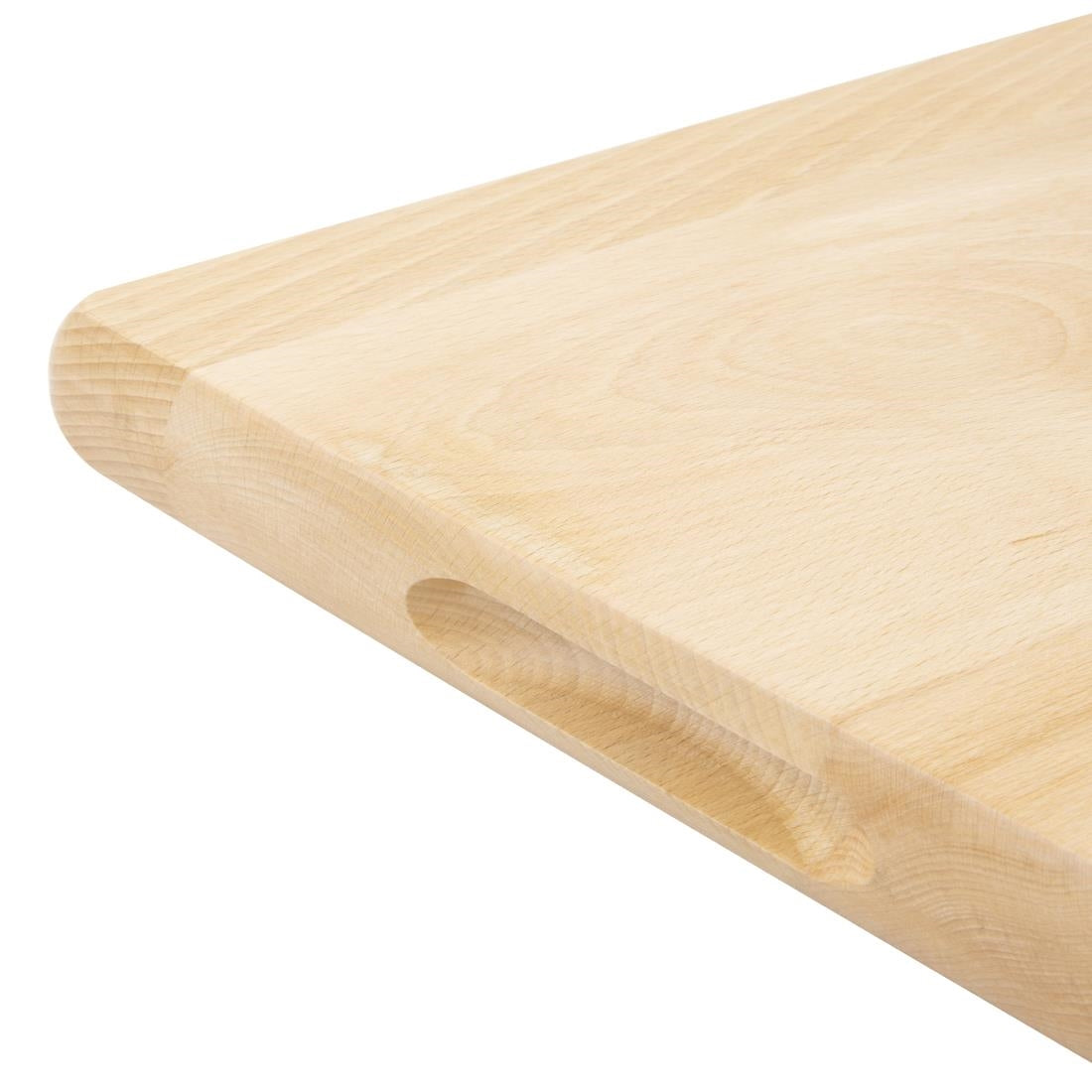 Vogue Beech Chopping Board Medium 380x305x30mm