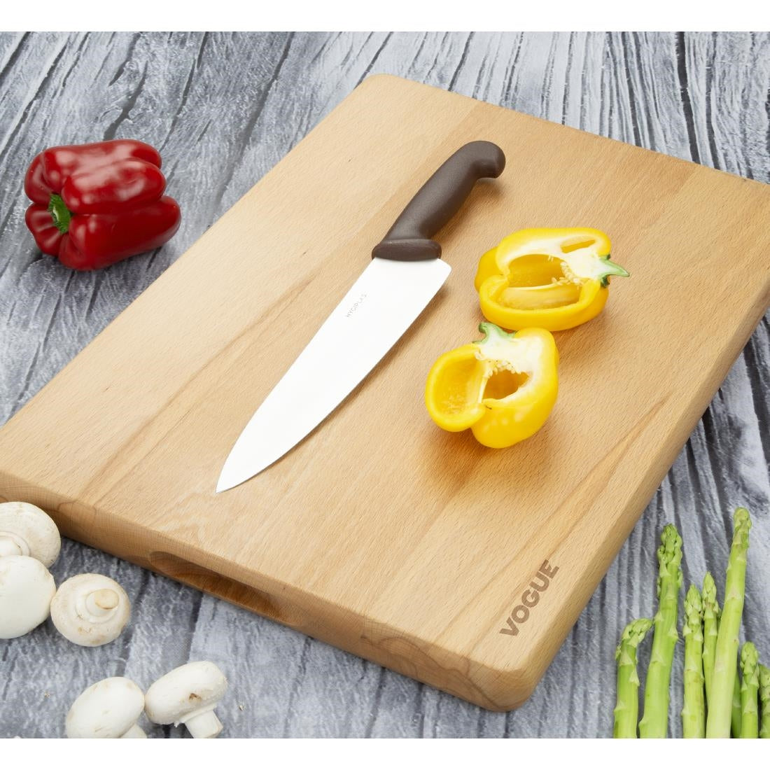 Vogue Beech Chopping Board Large 510x355x30mm