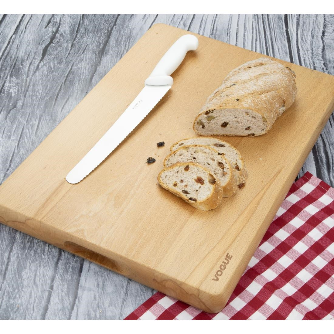 Vogue Beech Chopping Board Large 510x355x30mm