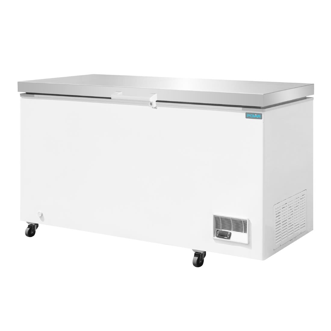 Polar G-Series Chest Freezer with Stainless Steel Lid 378Ltr
