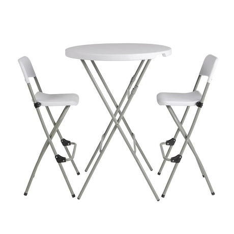 Bolero Folding High Stools (2 Pack)