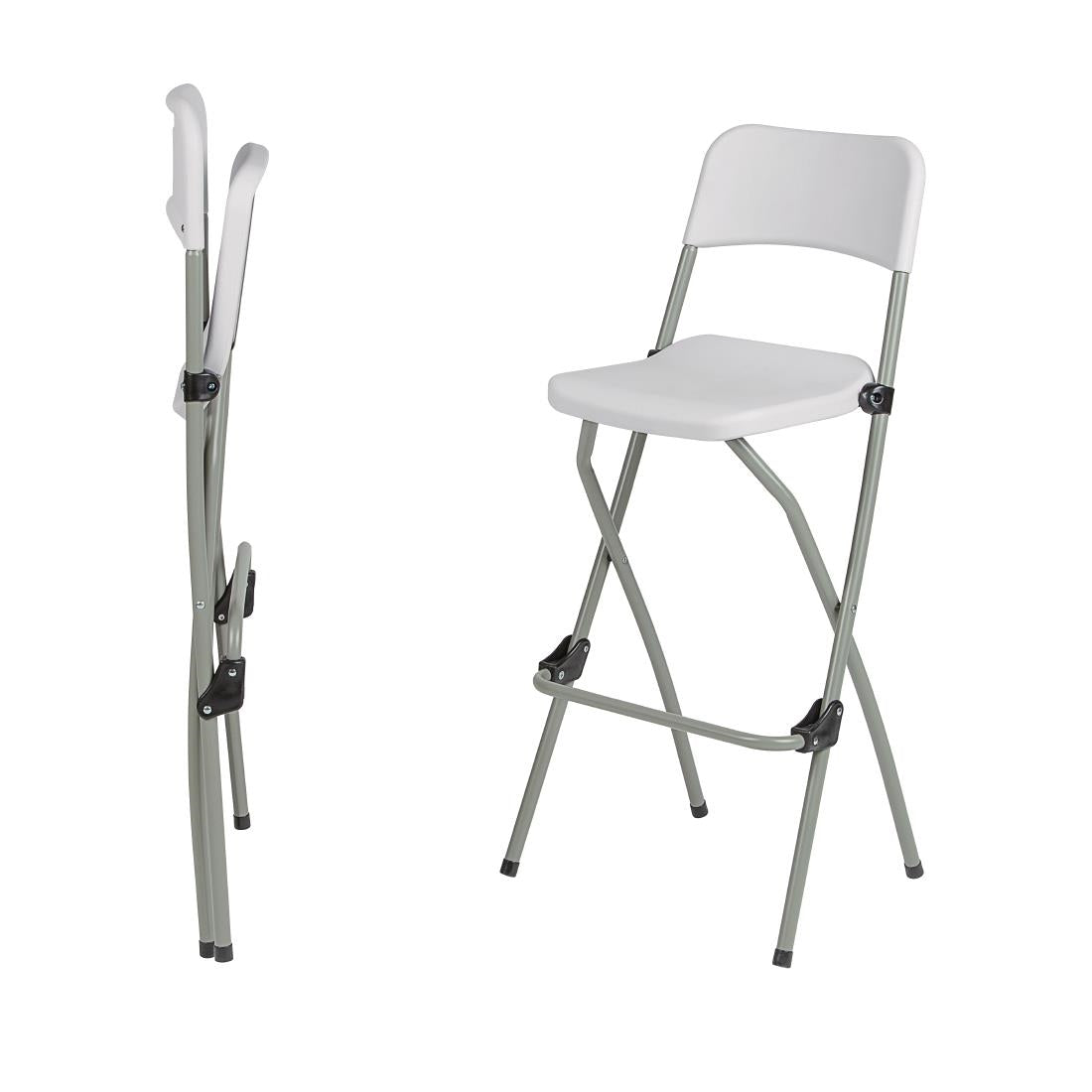 Bolero Folding High Stools (2 Pack)