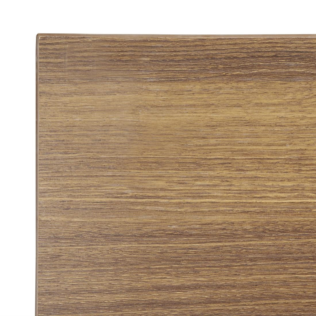 Bolero Pre-drilled Square Tabletop Rustic Oak 700mm