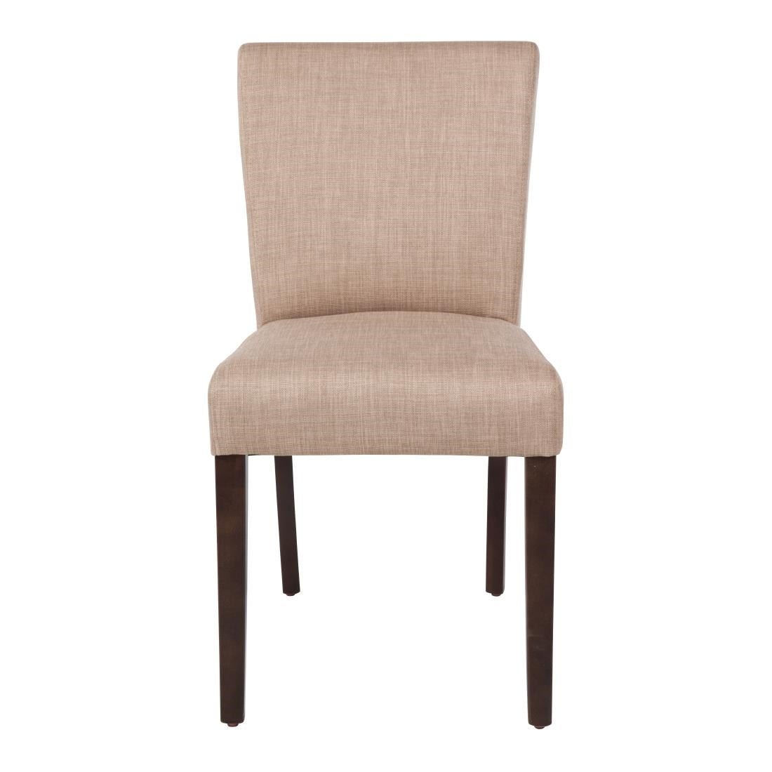 Bolero Contemporary Dining Chair Natural (2 Pack)