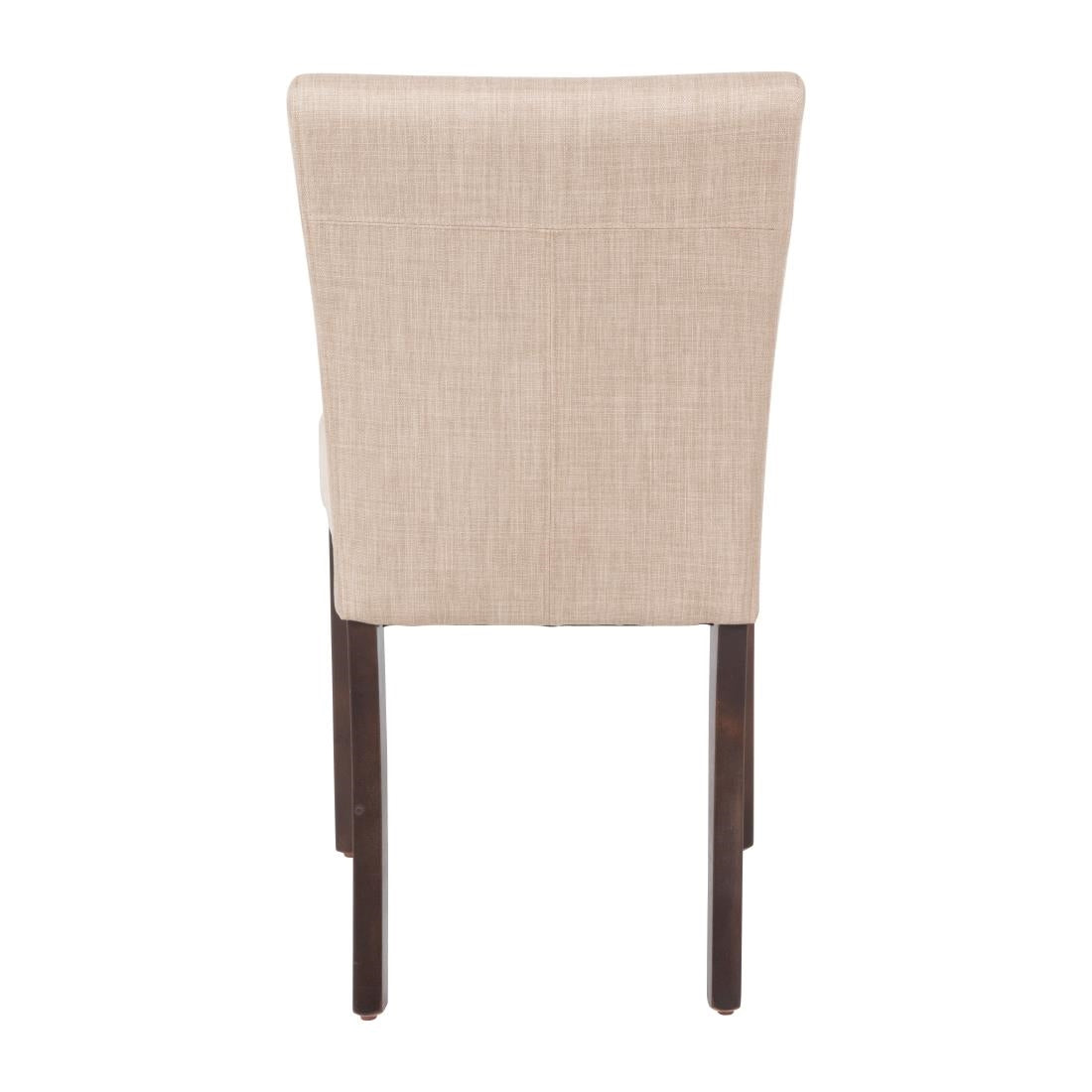 Bolero Contemporary Dining Chair Natural (2 Pack)