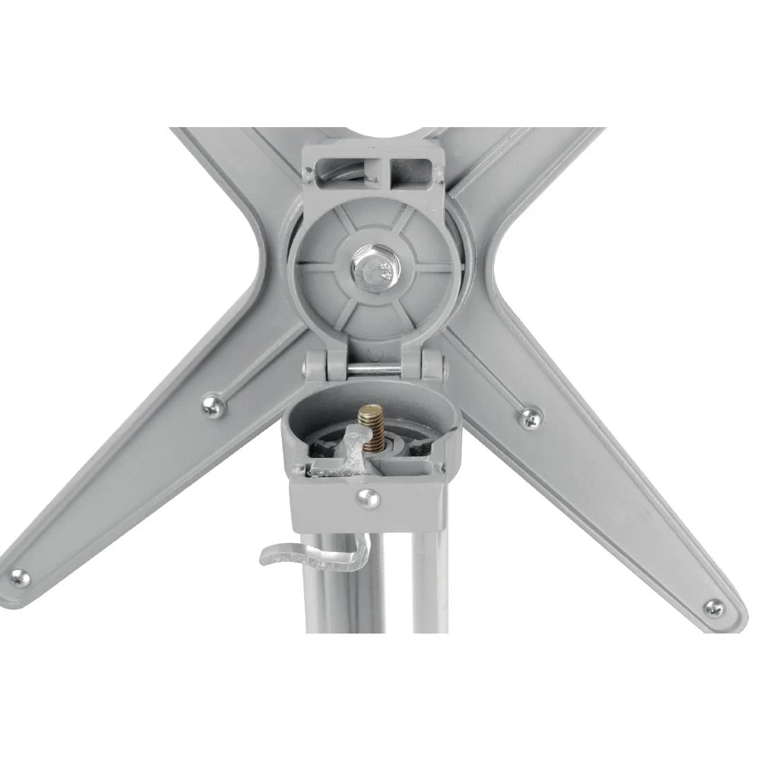 Bolero Round Flip Top Poseur Table Stainless Steel 600mm