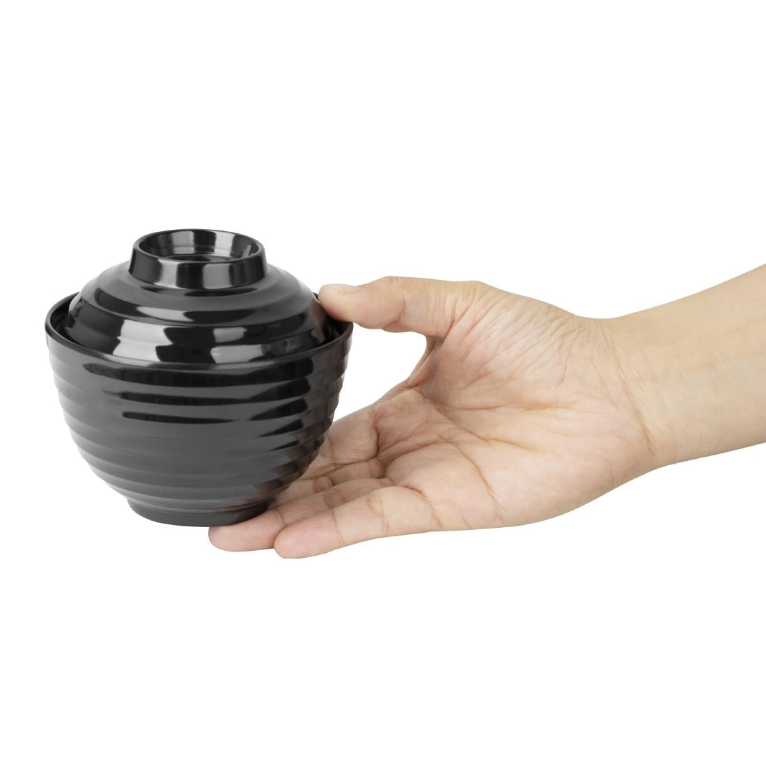 Olympia Kristallon Fusion Melamine Miso Bowls 240ml (6 Pack)