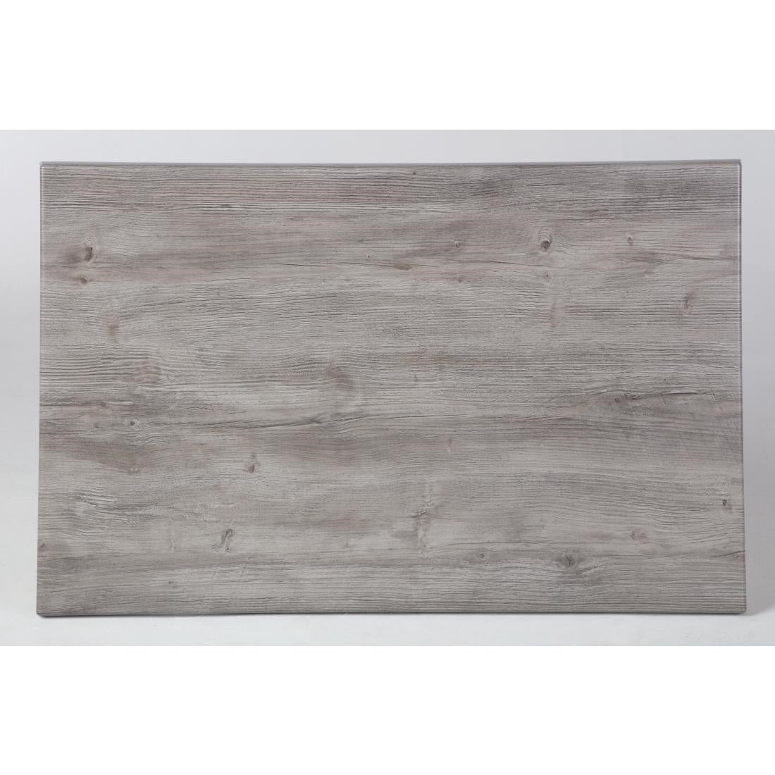 Werzalit Rectangular 1100x700mm Table Top Ponderosa Grey