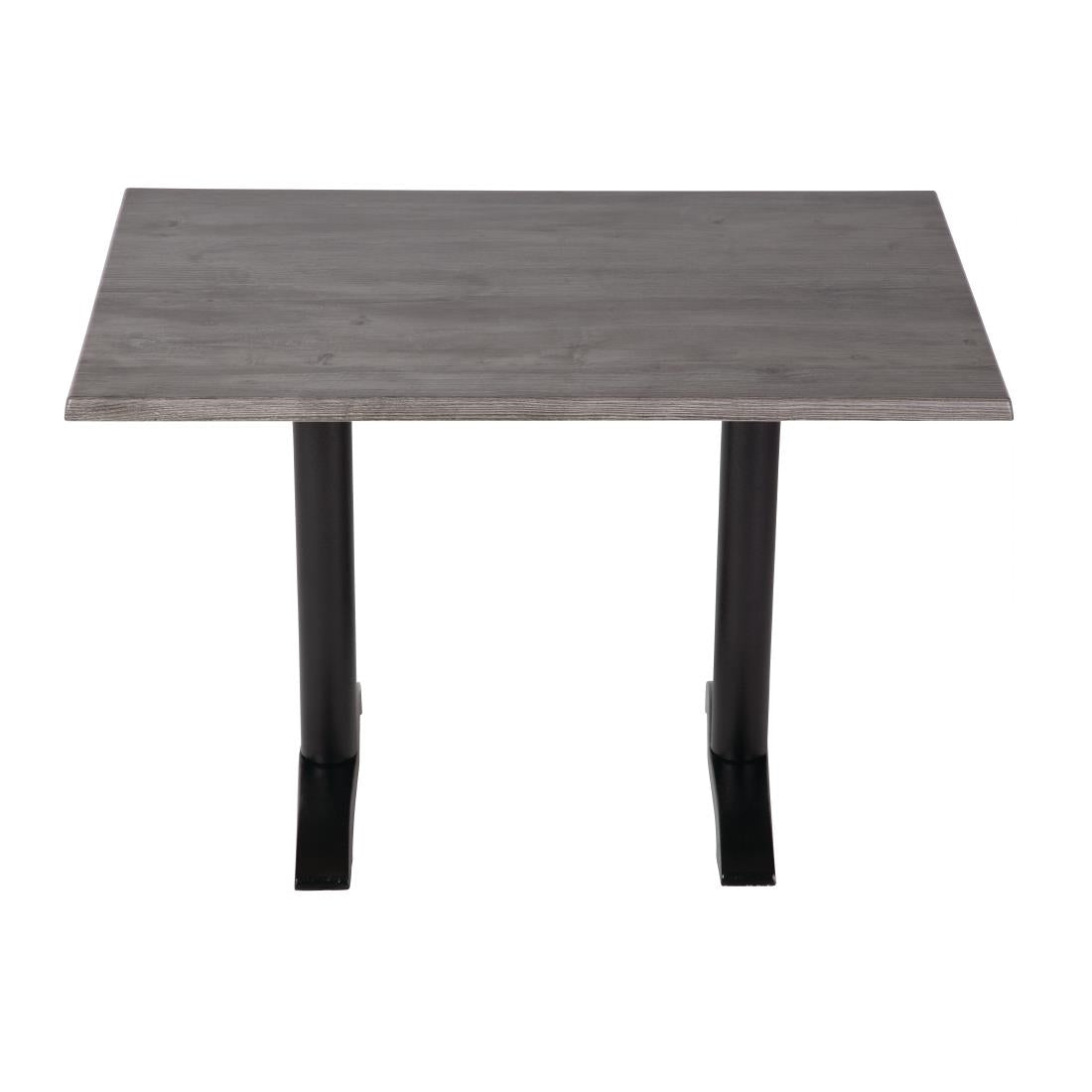 Werzalit Rectangular 1100x700mm Table Top Ponderosa Grey
