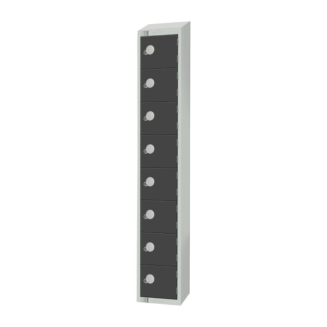 Elite Eight Door Manual Combination Locker Locker Graphite Grey