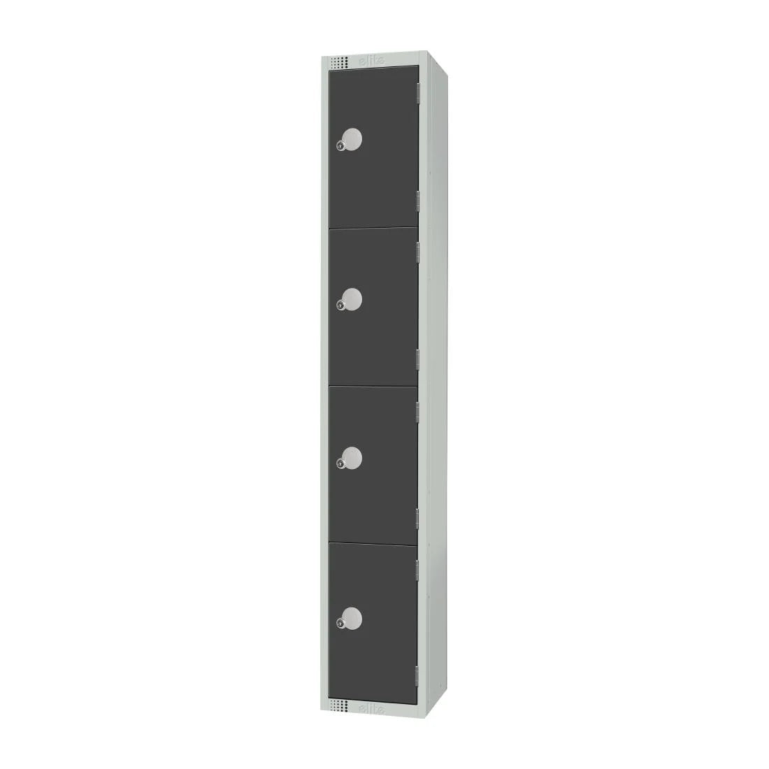 Elite Four Door Coin Return Locker Graphite Grey