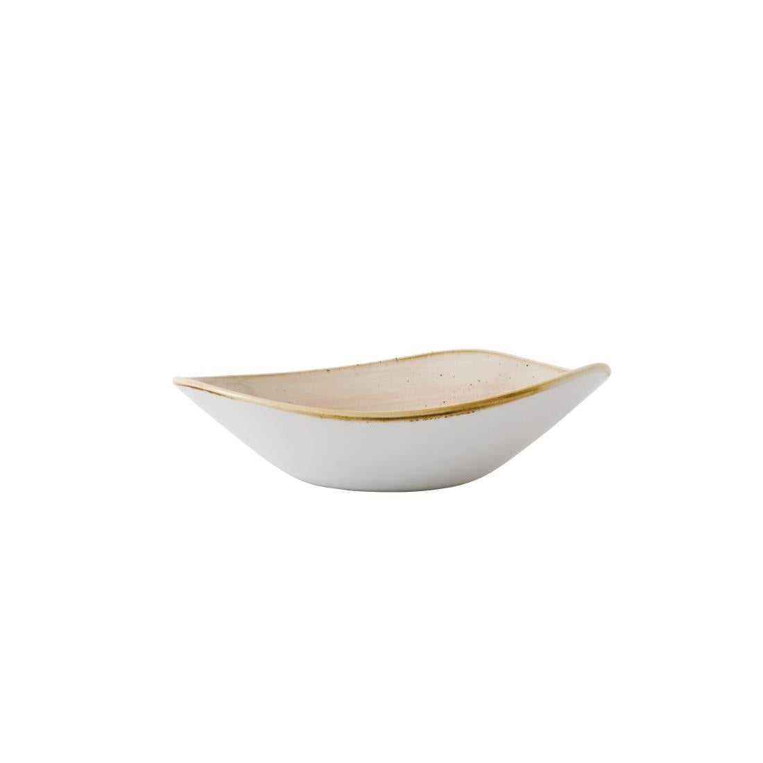 Churchill Stonecast Triangle Bowls Nutmeg Cream 235mm (12 Pack)