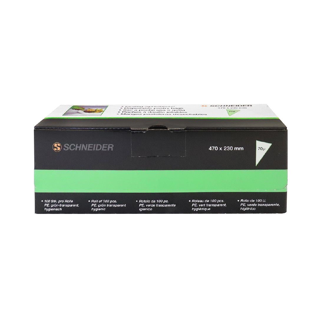 Schneider Green Disposable Piping Bags 47cm (100 Pack)