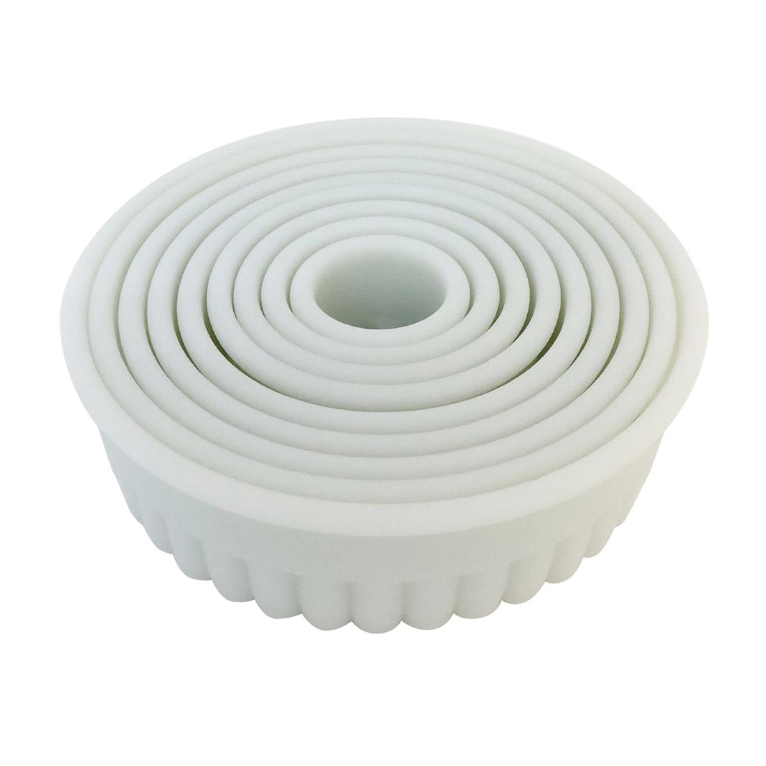 Schneider Serrated Round Pastry Cutters (9 Pack)