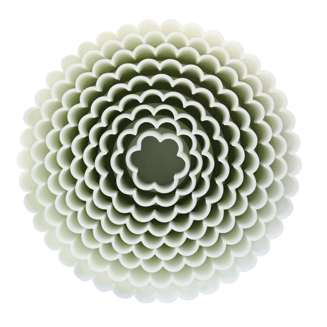 Schneider Serrated Round Pastry Cutters (9 Pack)