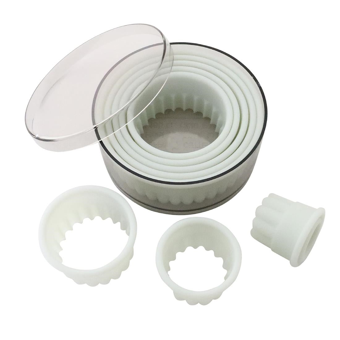 Schneider Serrated Round Pastry Cutters (9 Pack)