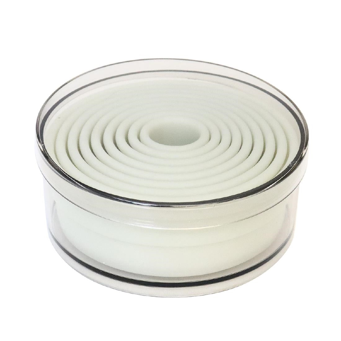 Schneider Plain Round Pastry Cutters (9 Pack)