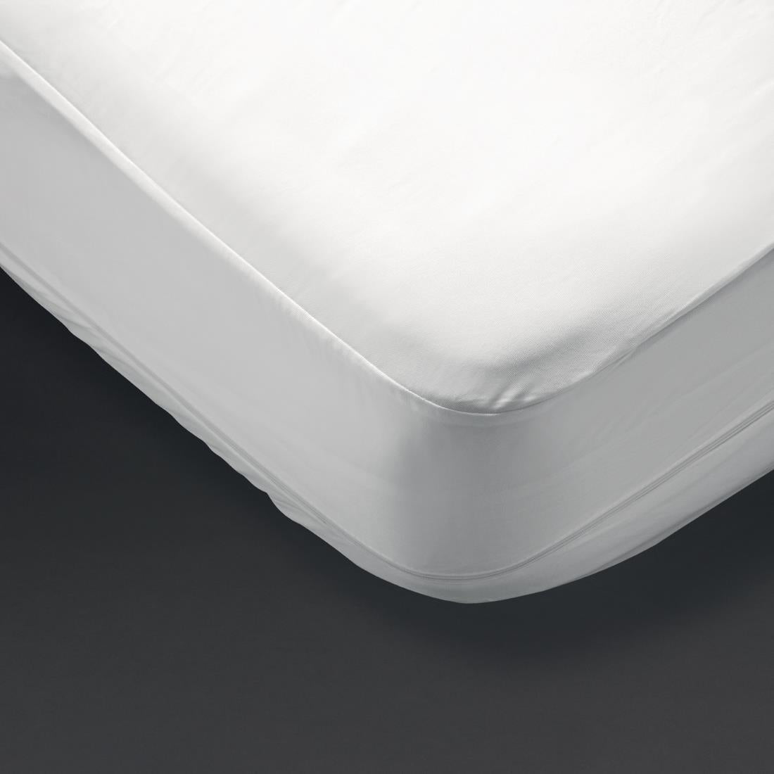 Mitre Comfort Allerzip Smooth Mattress Protector Encasement Single