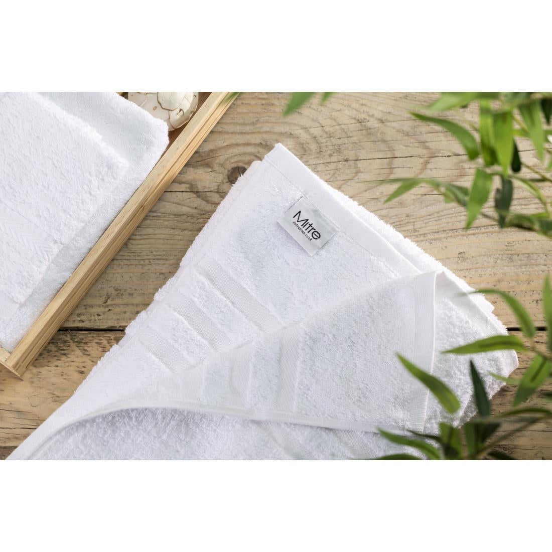 Mitre Comfort Nova Bath Towel White
