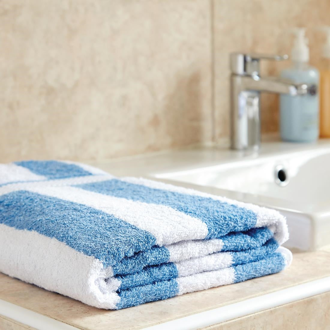 Mitre Comfort Splash Towel Blue