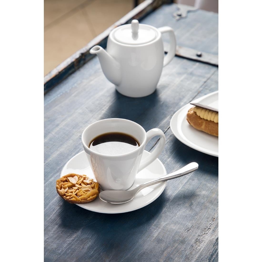 Royal Porcelain Classic White Tea Cups 210ml (12 Pack)