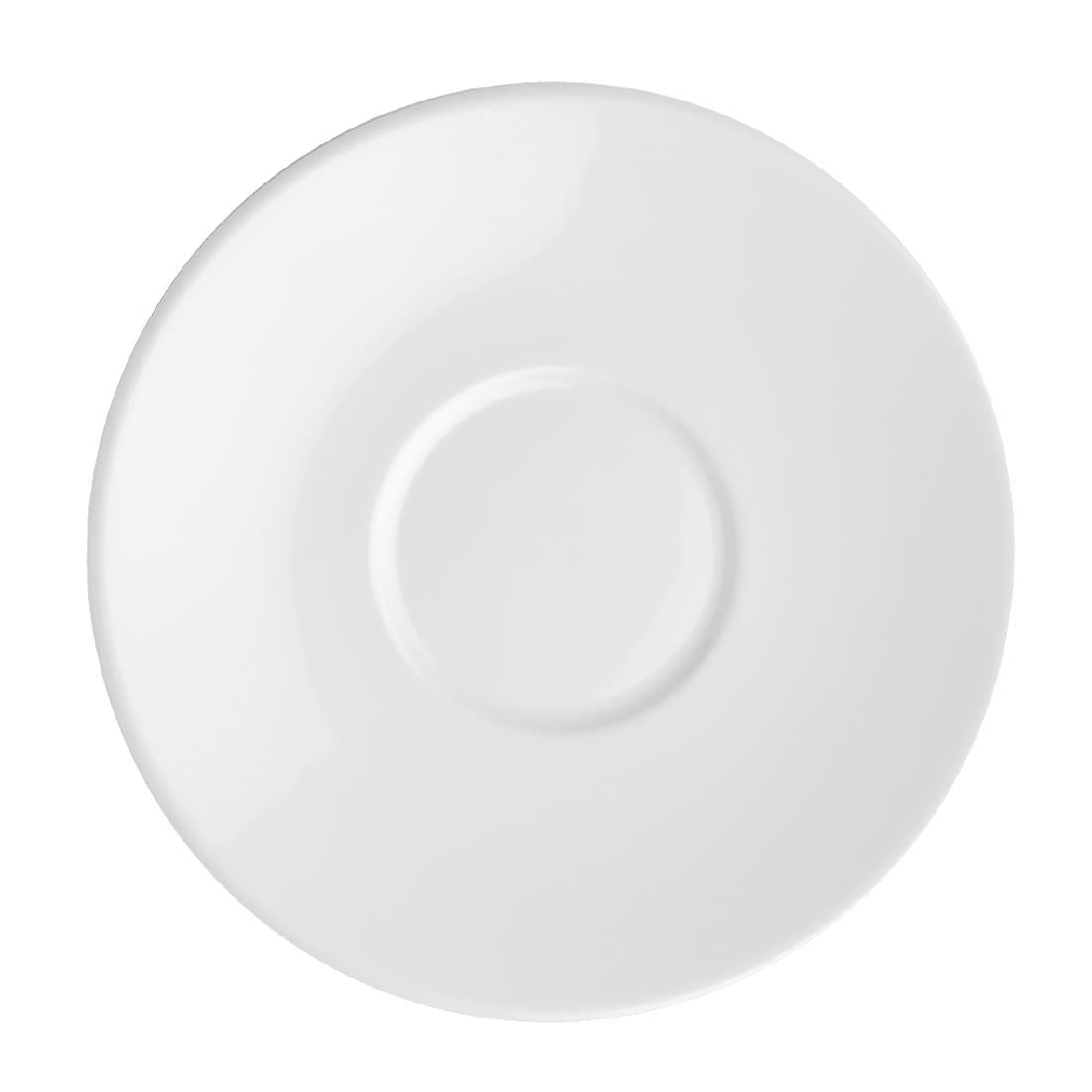 Royal Porcelain Classic White Tea Cups Saucers 145mm (12 Pack)