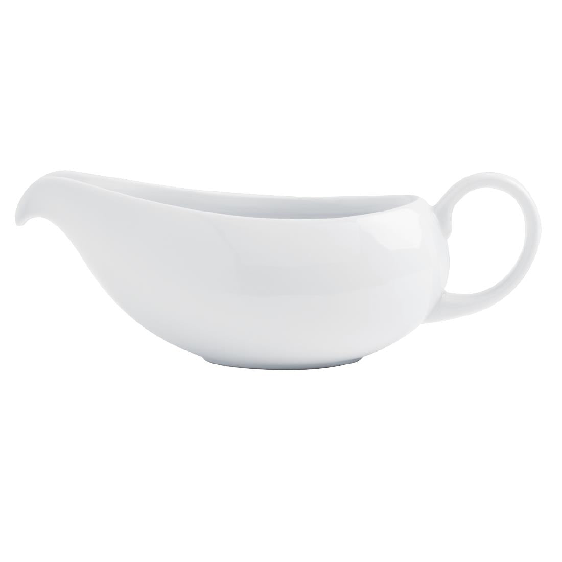 Royal Porcelain Classic White Gravy Boat 380ml (2 Pack)