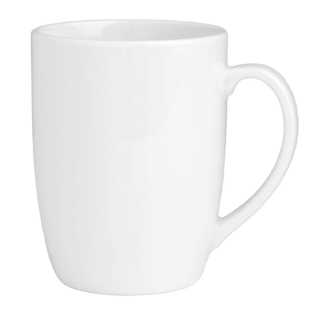 Royal Porcelain Classic White Mugs 350ml (12 Pack)