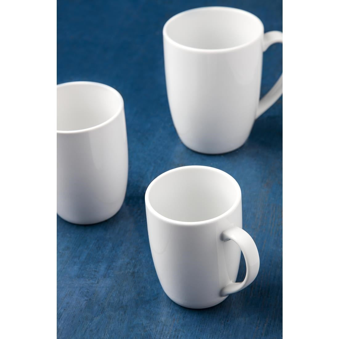 Royal Porcelain Classic White Mugs 250ml (12 Pack)