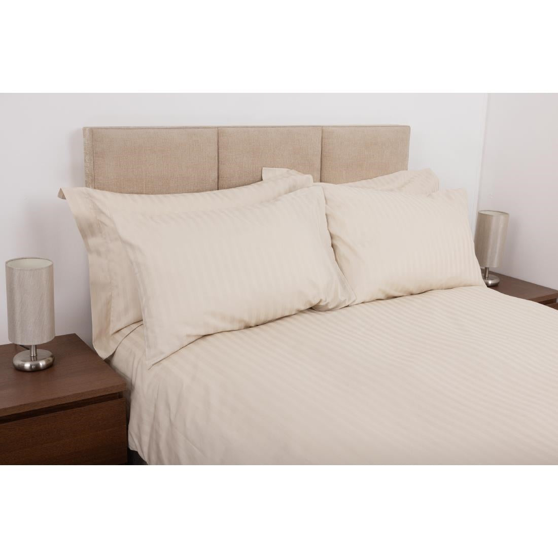 Comfort Satin Duvet Cover Oatmeal Double