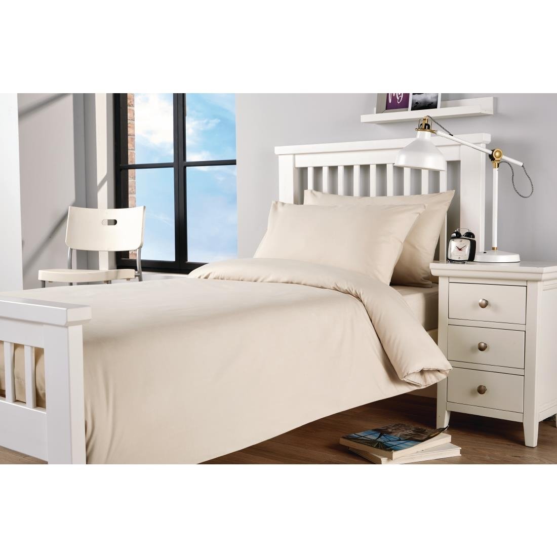 Mitre Essentials Spectrum Duvet Cover Ivory Super King