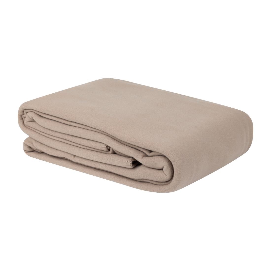 Mitre Essentials Polar Blanket Camel Double