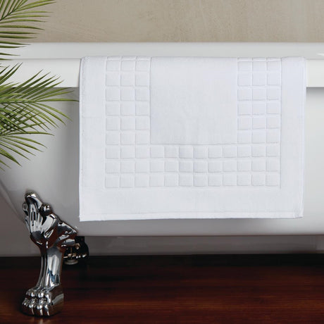 Mitre Luxury Savanna Bath Mat White