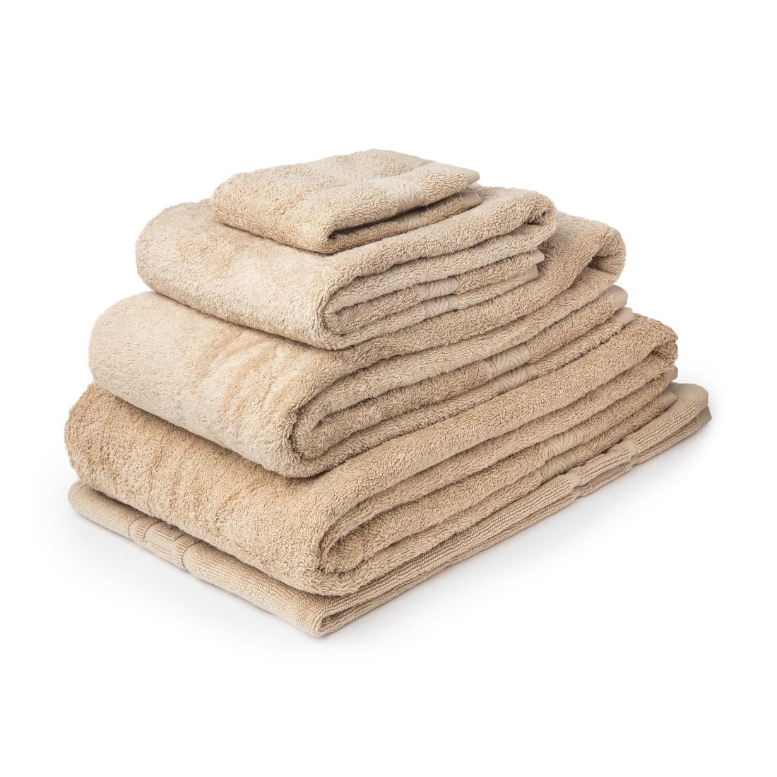 Mitre Essentials Nova Face Cloth Beige (10 Pack)