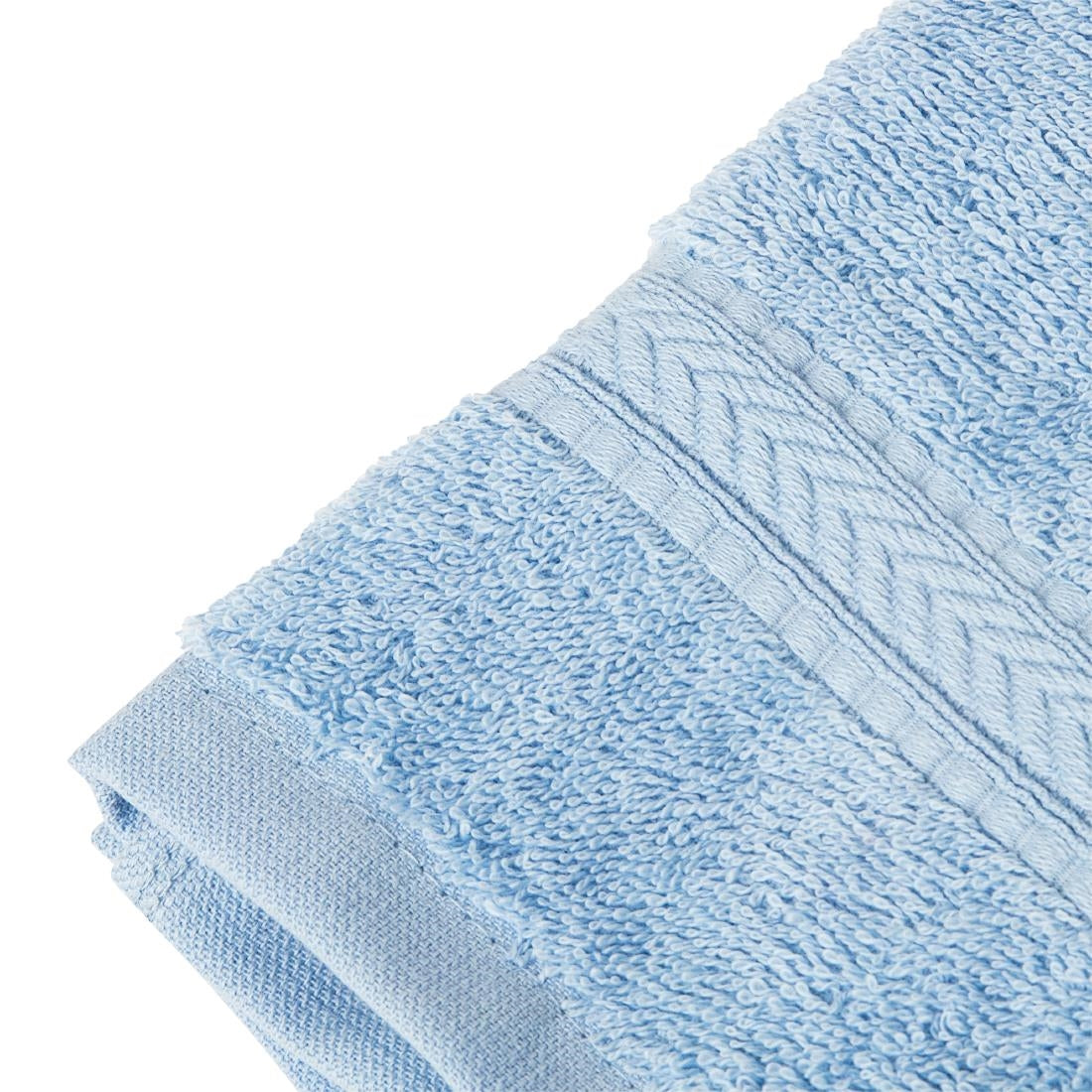 Mitre Essentials Nova Face Cloth Blue (10 Pack)