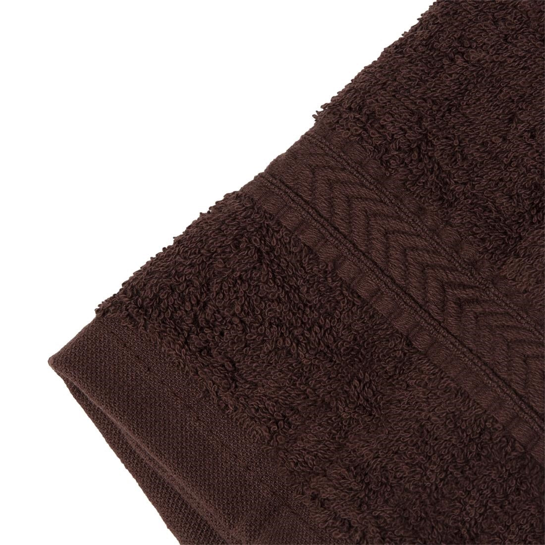 Mitre Essentials Nova Face Cloth Chocolate (10 Pack)