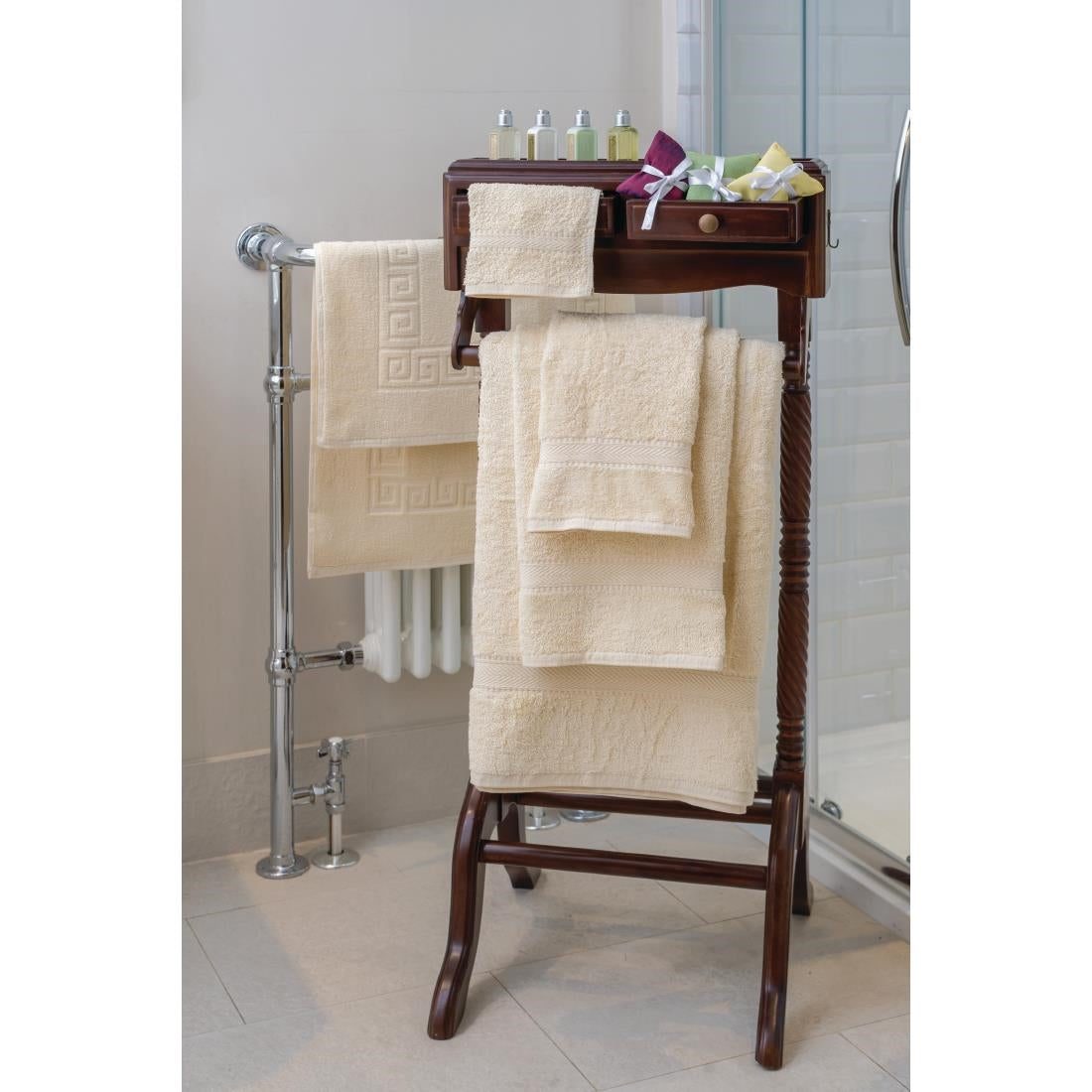 Mitre Comfort Nova Colour Towel Set Cream