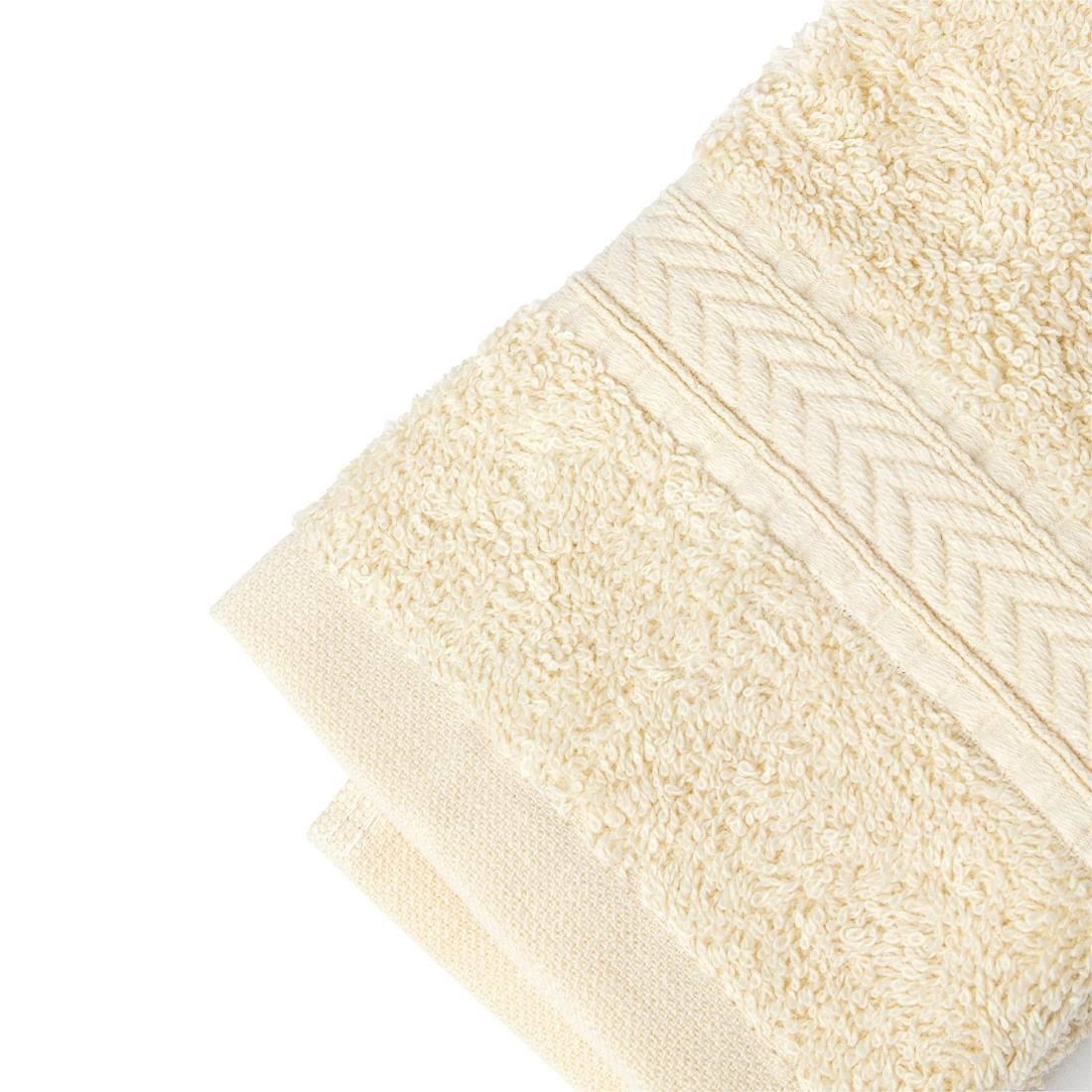 Mitre Essentials Nova Face Cloth Cream (10 Pack)