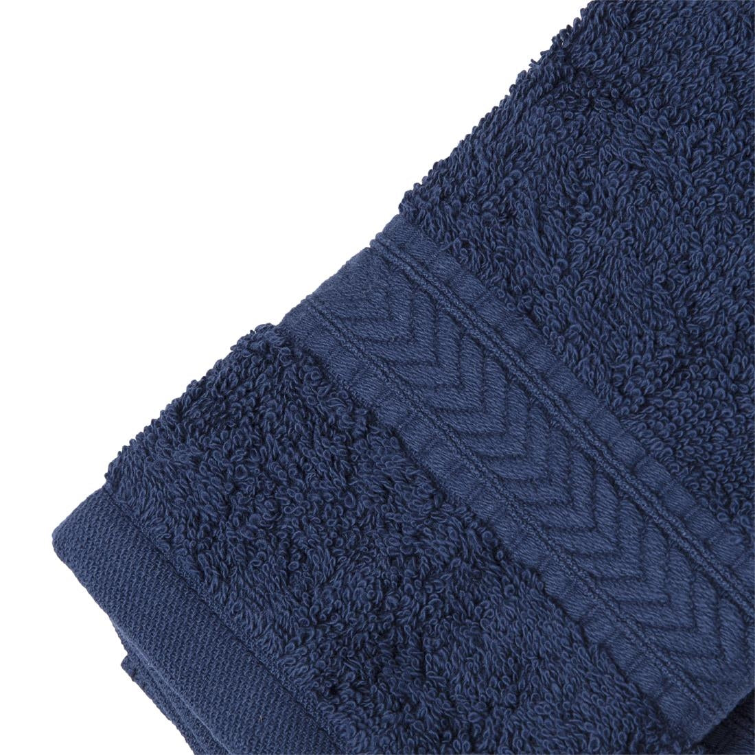 Mitre Essentials Nova Face Cloth Navy (10 Pack)