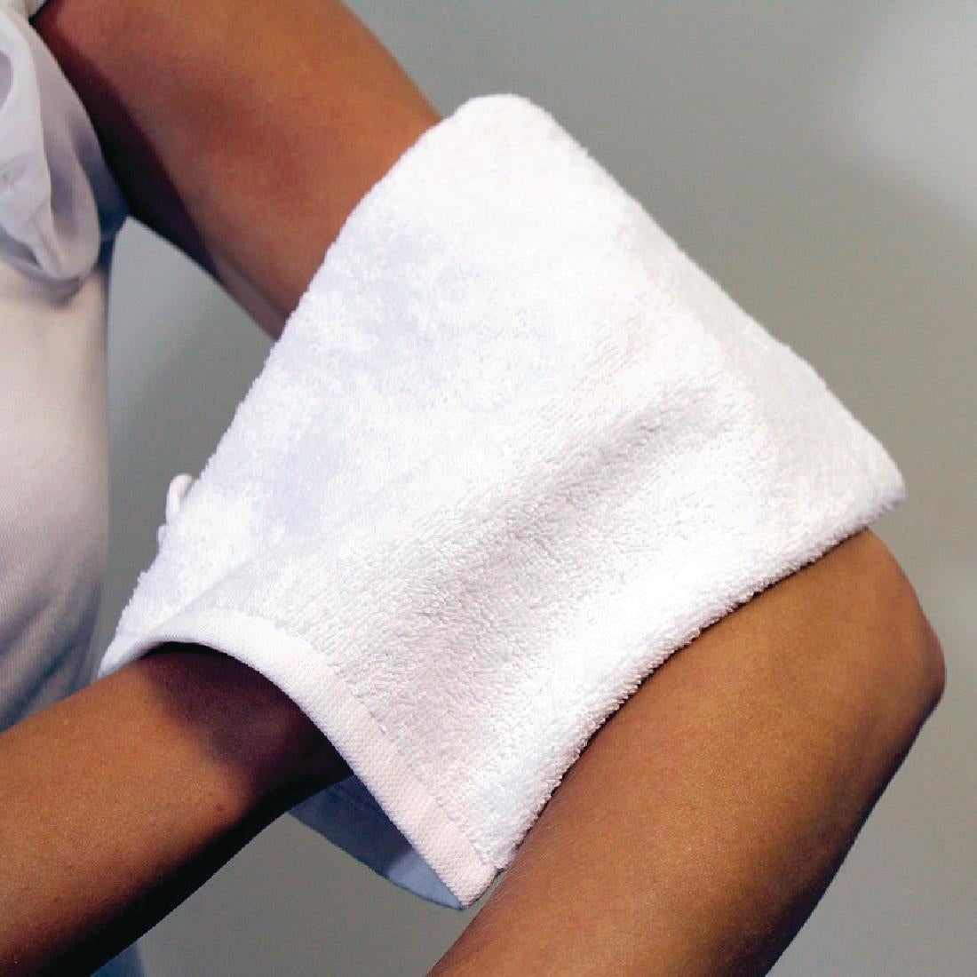 Mitre Comfort Spa Mitt White