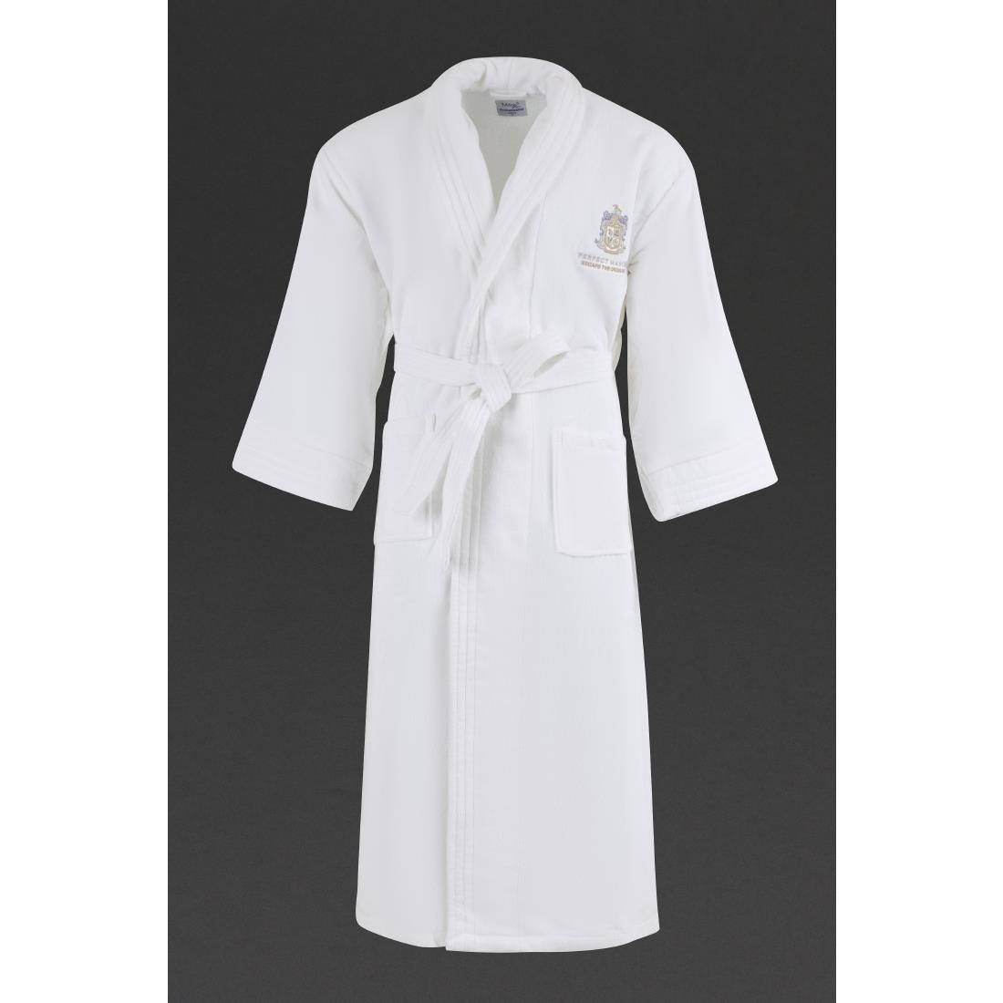 Mitre Luxury Ambassador Large Bathrobe White