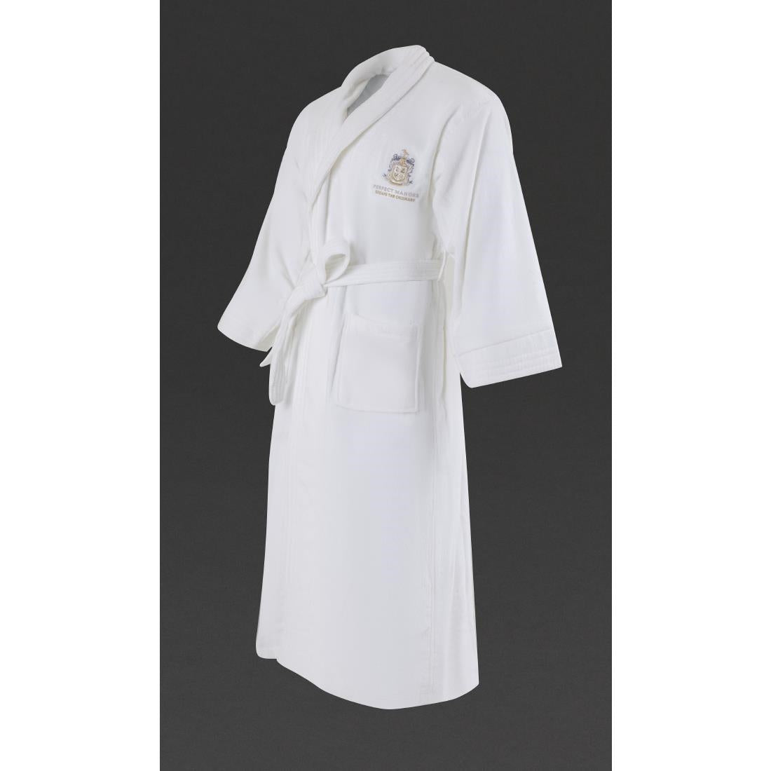 Mitre Luxury Ambassador Large Bathrobe White