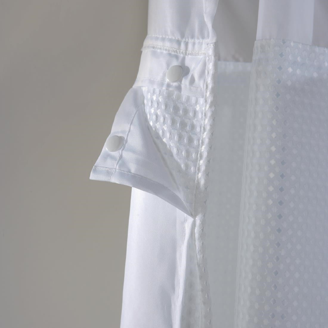 Mitre Backing Skirt for Luxury Ultra Waffle Shower Curtain