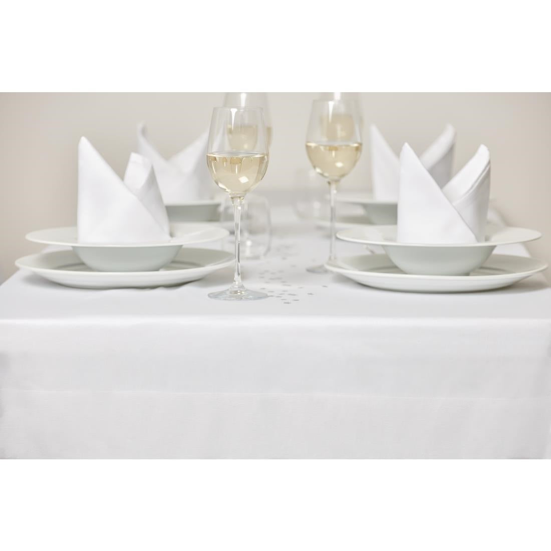 Mitre Luxury Satin Band Tablecloth 910 x 910mm