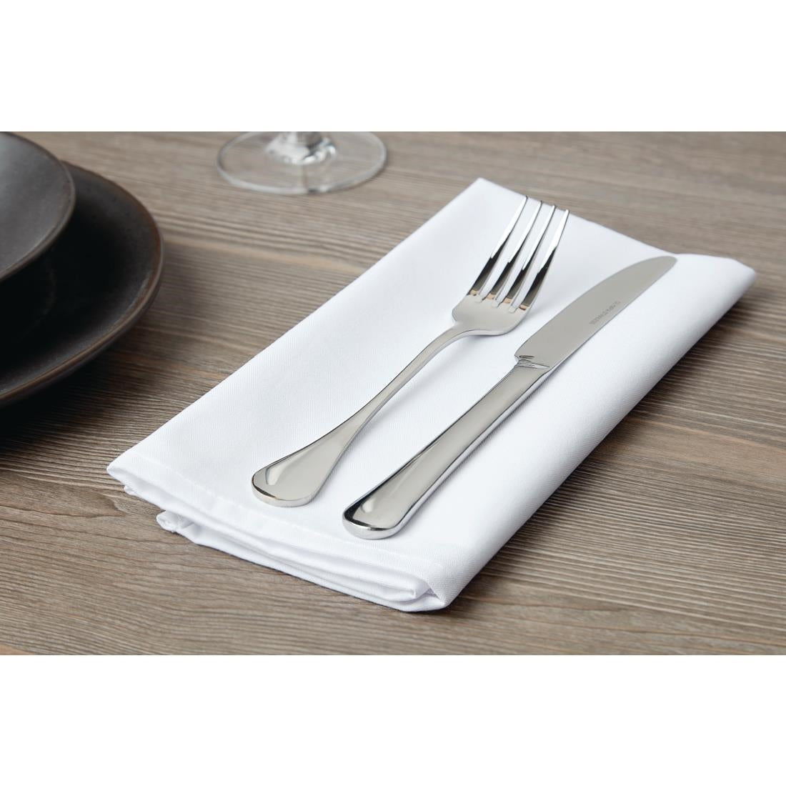 Occasions Polyester Napkins White (10 Pack)