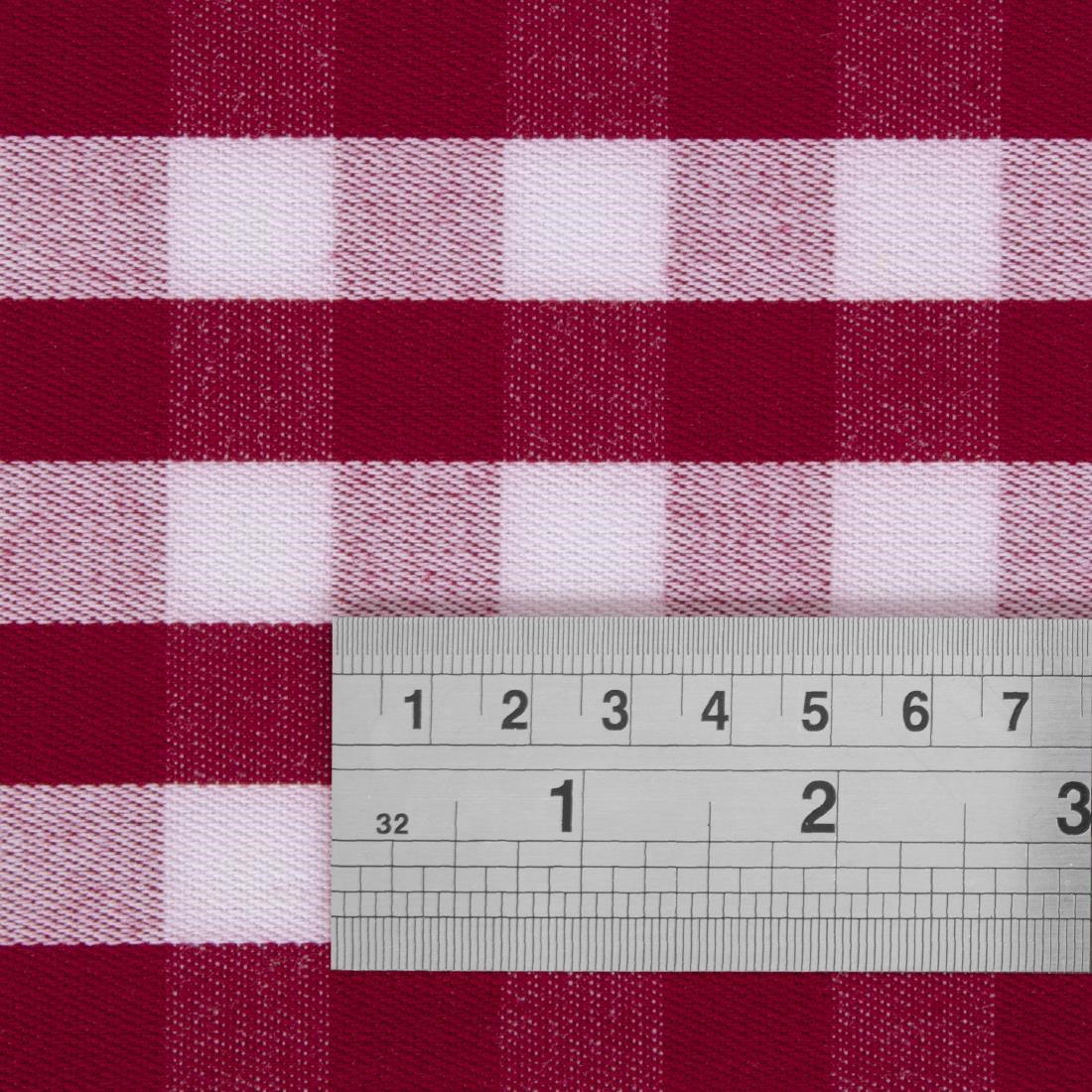 Mitre Comfort Gingham Tablecloth Red 1780 x 1780mm